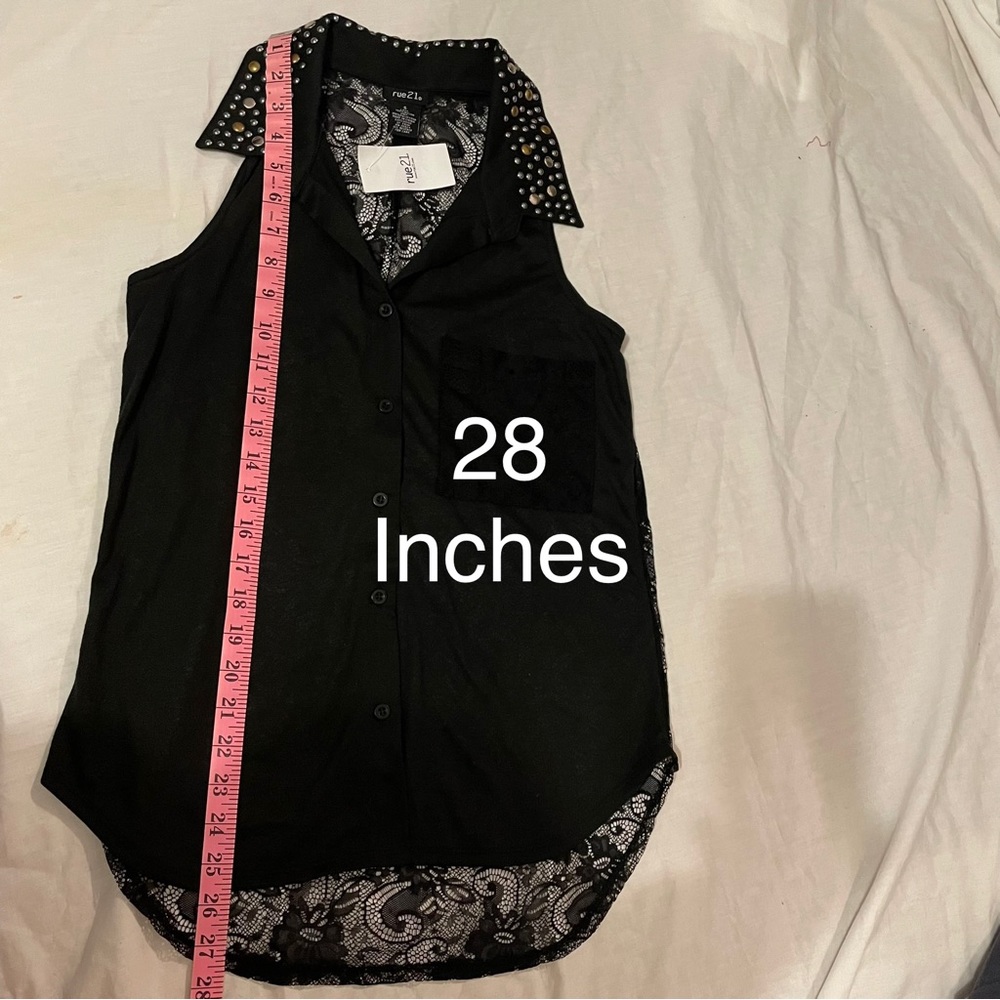 Bundle Rue 21 black button downs - Picture 4 of 16